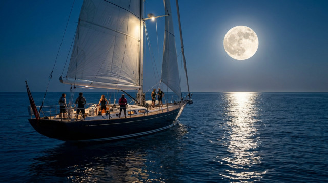 Cómo influyen las fases de la luna en la navegación a vela y deportes náuticos