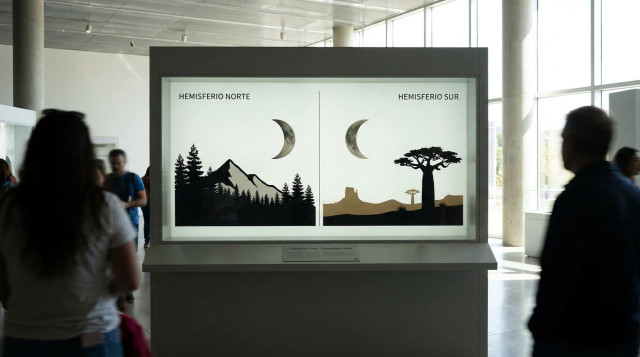 Por qué la luna se ve al revés en el hemisferio sur y cómo distinguir creciente de menguante
