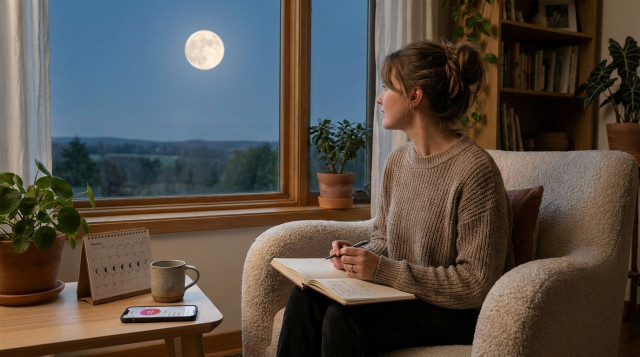 Qué relación hay entre el ciclo menstrual y las fases de la luna