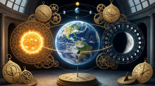 Diferencias entre el calendario lunar y el calendario solar