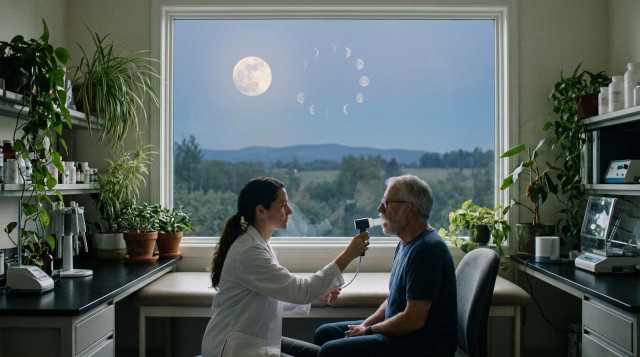 Influencia de las fases de la luna en la salud respiratoria