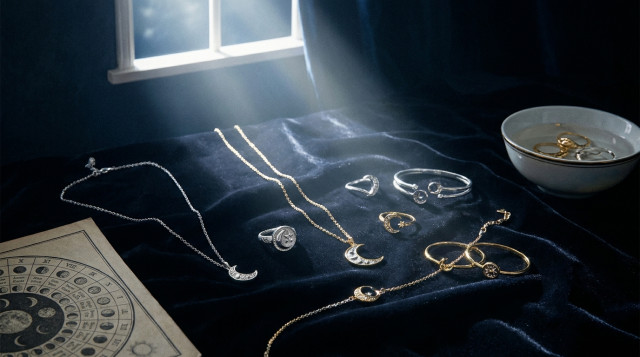 Cómo influyen las fases de la luna en la joyería y el cuidado de metales preciosos