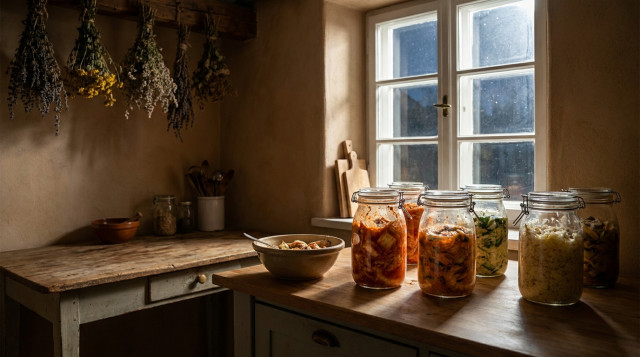 Cómo influyen las fases de la luna en la fermentación de alimentos y bebidas naturales