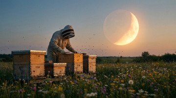 Cómo influyen las fases de la luna en la apicultura y la producción de miel