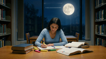 Cómo influyen las fases de la luna en la preparación de oposiciones y el estudio intensivo