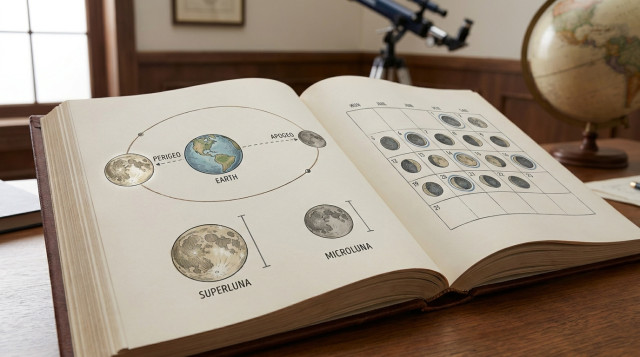 Diferencias entre perigeo y apogeo lunar y su impacto en la Tierra