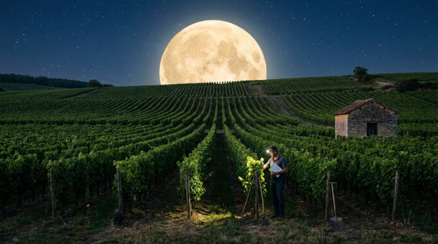 El uso del calendario lunar en la viticultura y la producción de vinos orgánicos