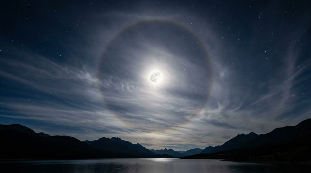 Qué significan los halos lunares y cómo predicen la lluvia