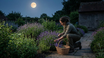 Cómo influyen las fases de la luna en la recolección de plantas medicinales y aromáticas
