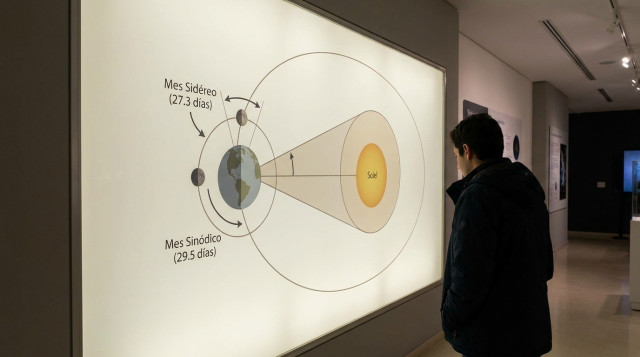 Diferencia entre mes sinódico y sidéreo: cuánto dura el ciclo lunar