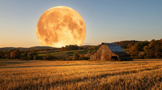 Por qué las lunas de otoño parecen más grandes y brillantes
