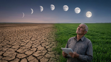 Predicción de sequías y periodos de lluvias mediante la observación del calendario lunar