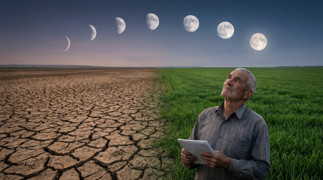 Predicción de sequías y periodos de lluvias mediante la observación del calendario lunar