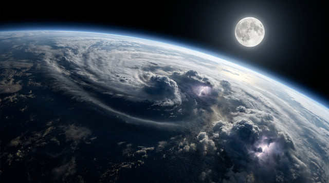 Vínculo entre el ciclo lunar y la frecuencia de precipitaciones extremas