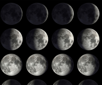 Calendario Lunar - Enero 2024