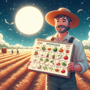 Los mejores días para cultivar según la luna en julio 2025